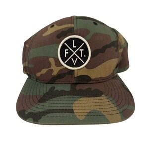 LVFT Hat Cap Live Fit‎ Snapback Army Camouflage Green Camo  Embroidered